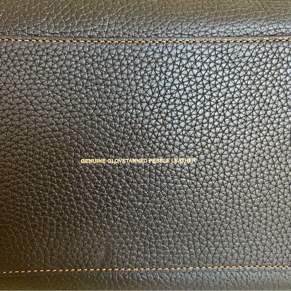 Coach Rogue Bag 39 in Black Glovetanned Pebble Leather Brass C5863 XL Satchel - Picture 7 of 16